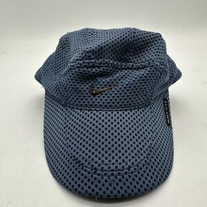Vintage Nike Tailwind Dri-Fit Panel Mesh Blue Black‎ Swoosh Hat Cap EUC